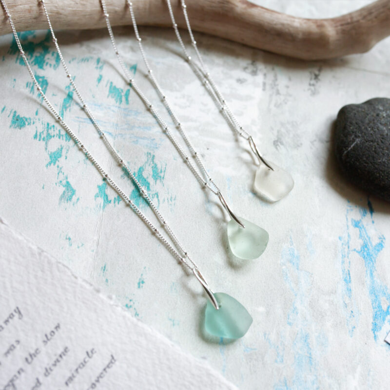 Individuality Sea Glass necklace Variations