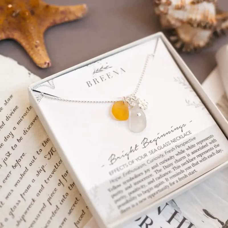 Breena Jewellery-Meaningful Sea Glass necklace