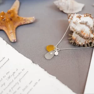 Breena Jewellery-Meaningful Sea Glass necklace