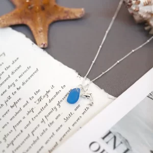 Breena Jewellery-Meaningful Sea Glass necklace- Playful Spirit